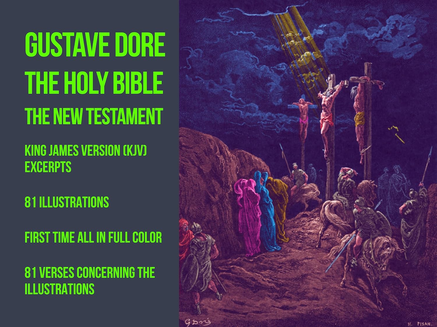 The Holy Bible Illustrated by Gustave Doré — New Testament, full color cover