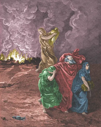 Gustave Doré Bible illustration: The Flight of Lot — Illustration 013