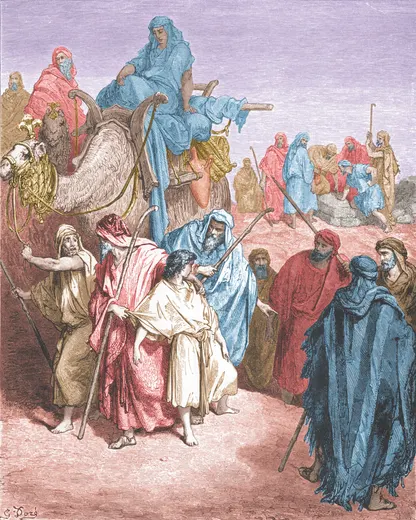 Gustave Doré Bible illustration: Joseph Sold by His Brethren — Illustration 026