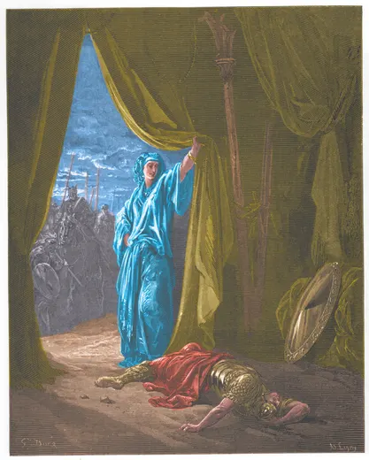 Gustave Doré Bible illustration: Jael and Sisera — Illustration 054