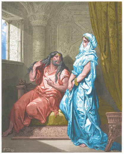 Gustave Doré Bible illustration: Samson and Delilah — Illustration 065