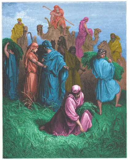 Gustave Doré Bible illustration: Boaz and Ruth — Illustration 071