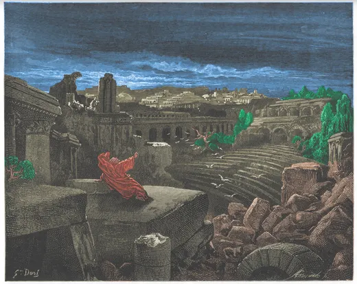 Gustave Doré Bible illustration: Isaiah's Vision of the Destruction of Babylon — Illustration 127