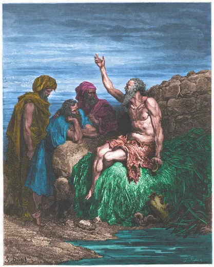 Gustave Doré Bible illustration: Job and His Friends — Illustration 137