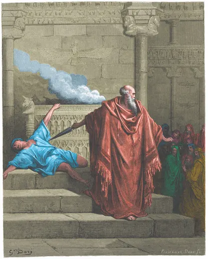 Gustave Doré Bible illustration: Mattathias and the Apostate — Illustration 149