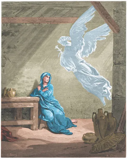 Gustave Doré Bible illustration: The Annunciation — Illustration 161