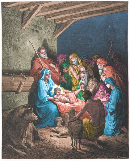 Gustave Doré Bible illustration: The Nativity — Illustration 162