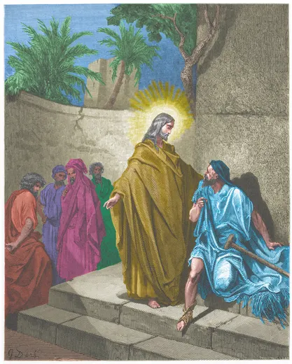 Gustave Doré Bible illustration: The Dumb Man Possessed — Illustration 178