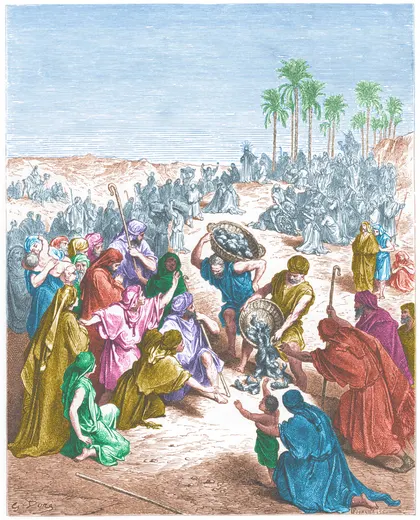 Gustave Doré Bible illustration: Christ Feeding the Multitude — Illustration 184