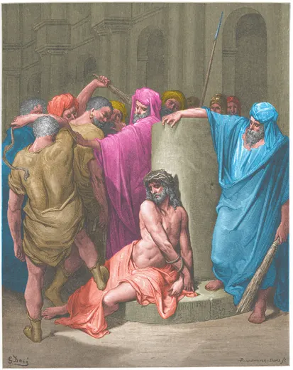 Gustave Doré Bible illustration: Jesus Scourged — Illustration 207