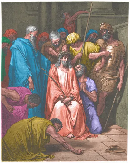 Gustave Doré Bible illustration: The Crown of Thorns — Illustration 208