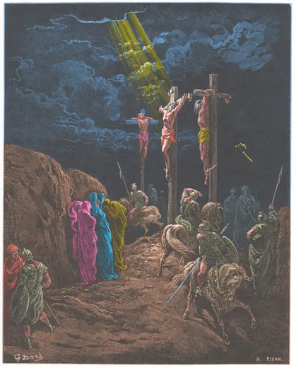 Gustave Doré Bible illustration: The Crucifixion — Illustration 215