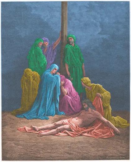 Gustave Doré Bible illustration: The Dead Christ — Illustration 218